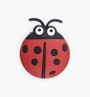 Bouton coccinelle en silicone pour enfants