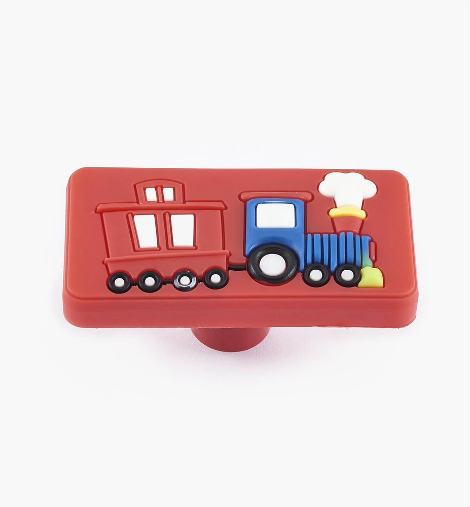 Bouton train en silicone pour enfants