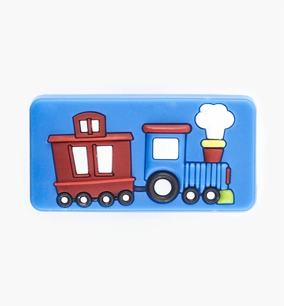 Bouton train en silicone pour enfants