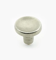 Simple Pewter Dished Knob