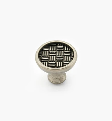 Crosshatch Pattern Knob