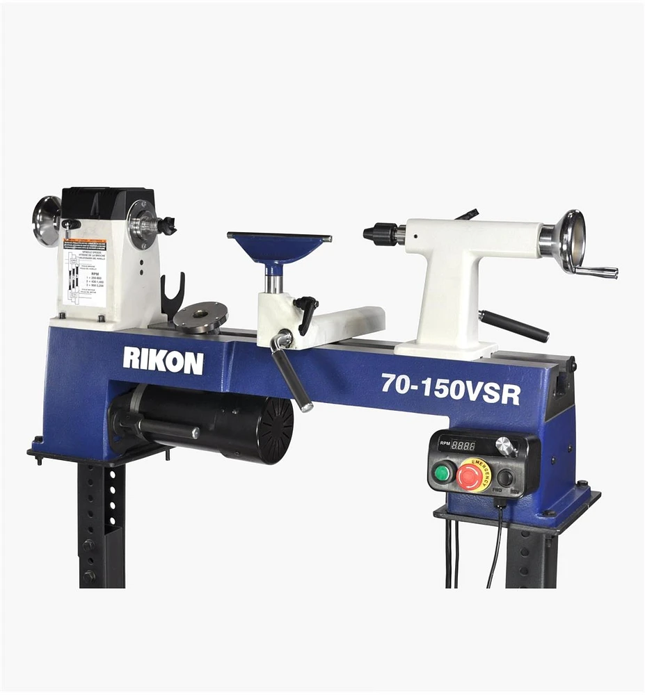 Rikon 12" × 16 1/2" Midi Lathe (70-150VSR)