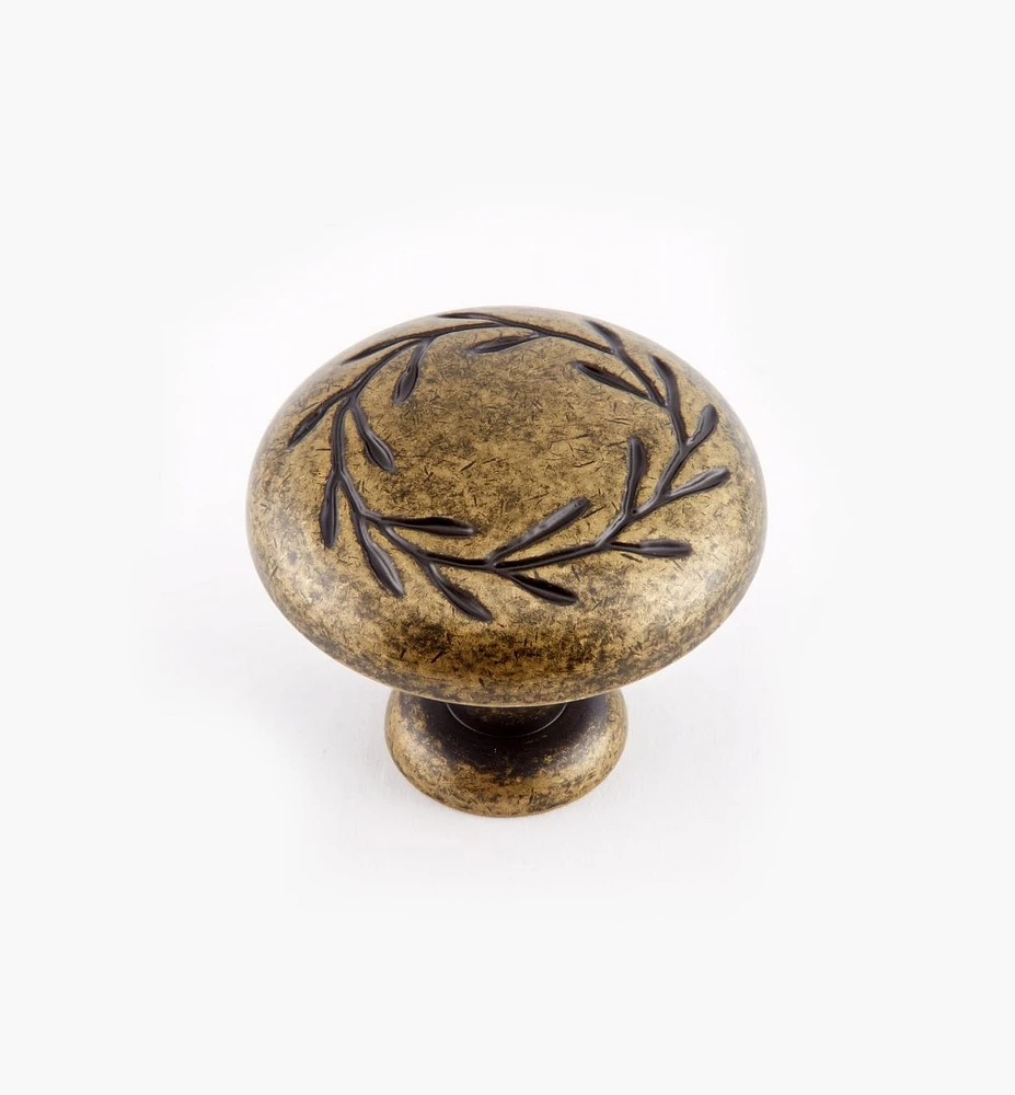 Inspirations Leaf Motif Knobs