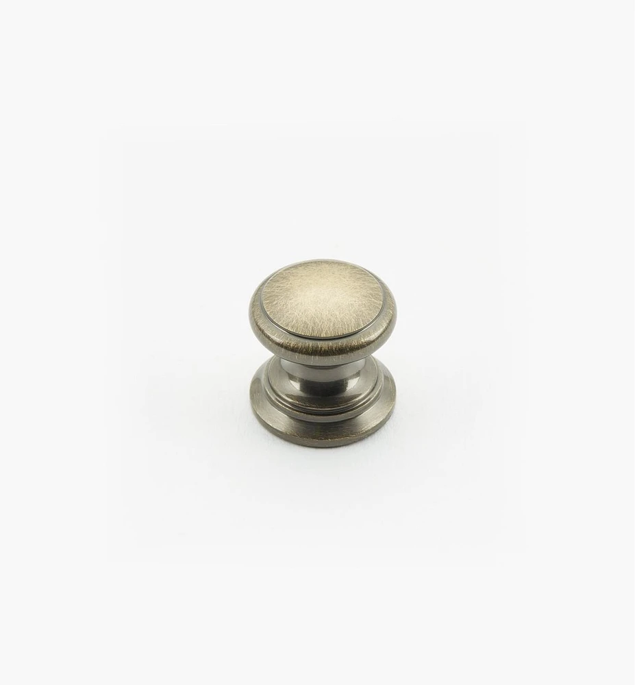 Bevelled Brass Round Knobs