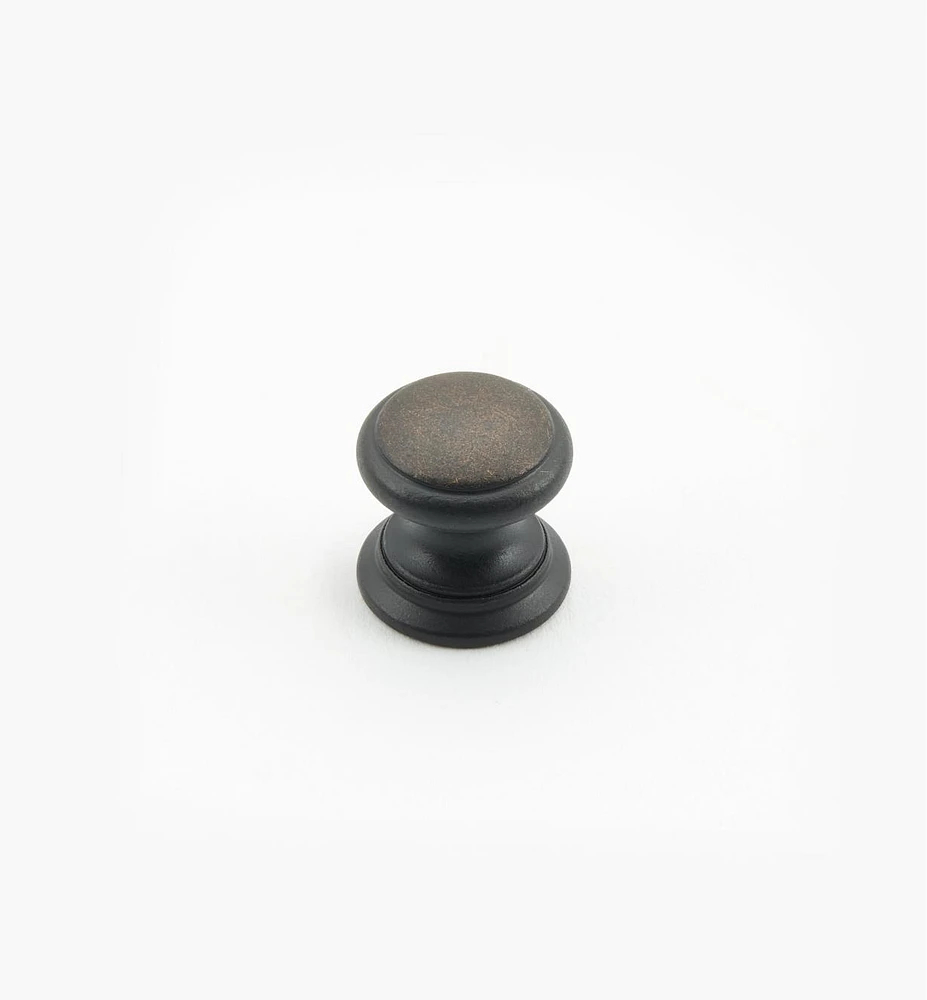 Bevelled Brass Round Knobs