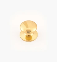 Forged Brass Flat Knobs