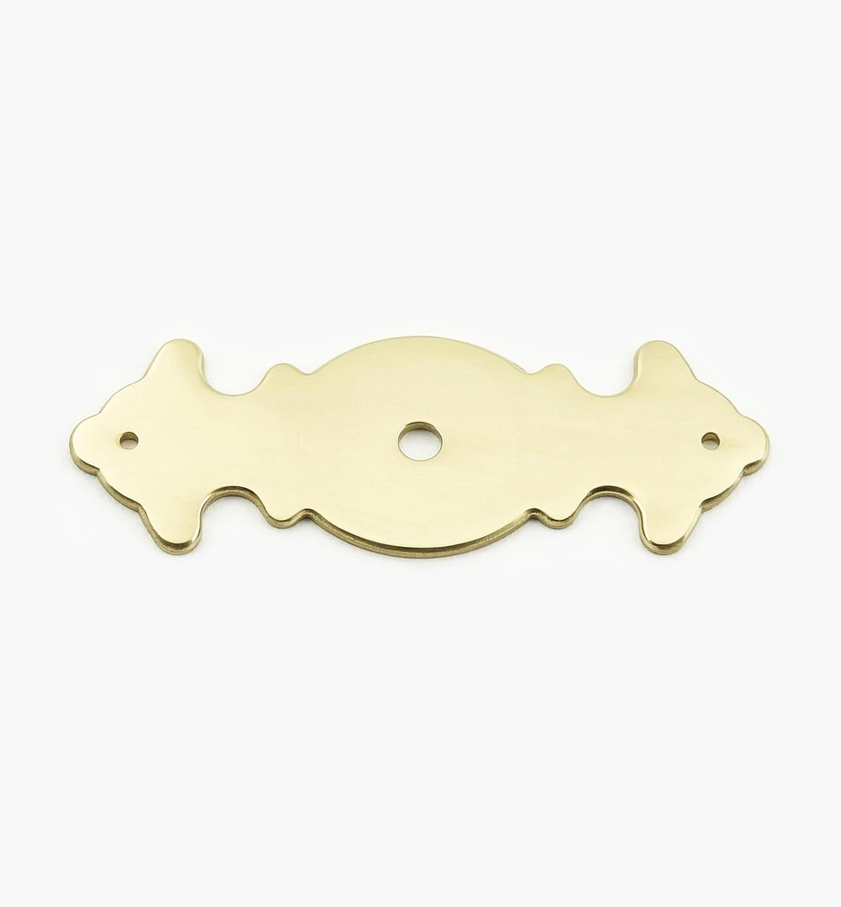 Brass Plate Spear-End Escutcheon (#4)