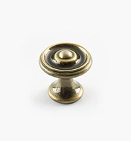 Turned Brass Raised Knobs