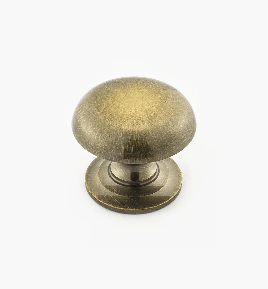 Turned Brass Domed Knobs