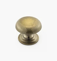 Turned Brass Domed Knobs