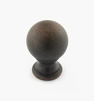 Turned Brass Ball Knobs