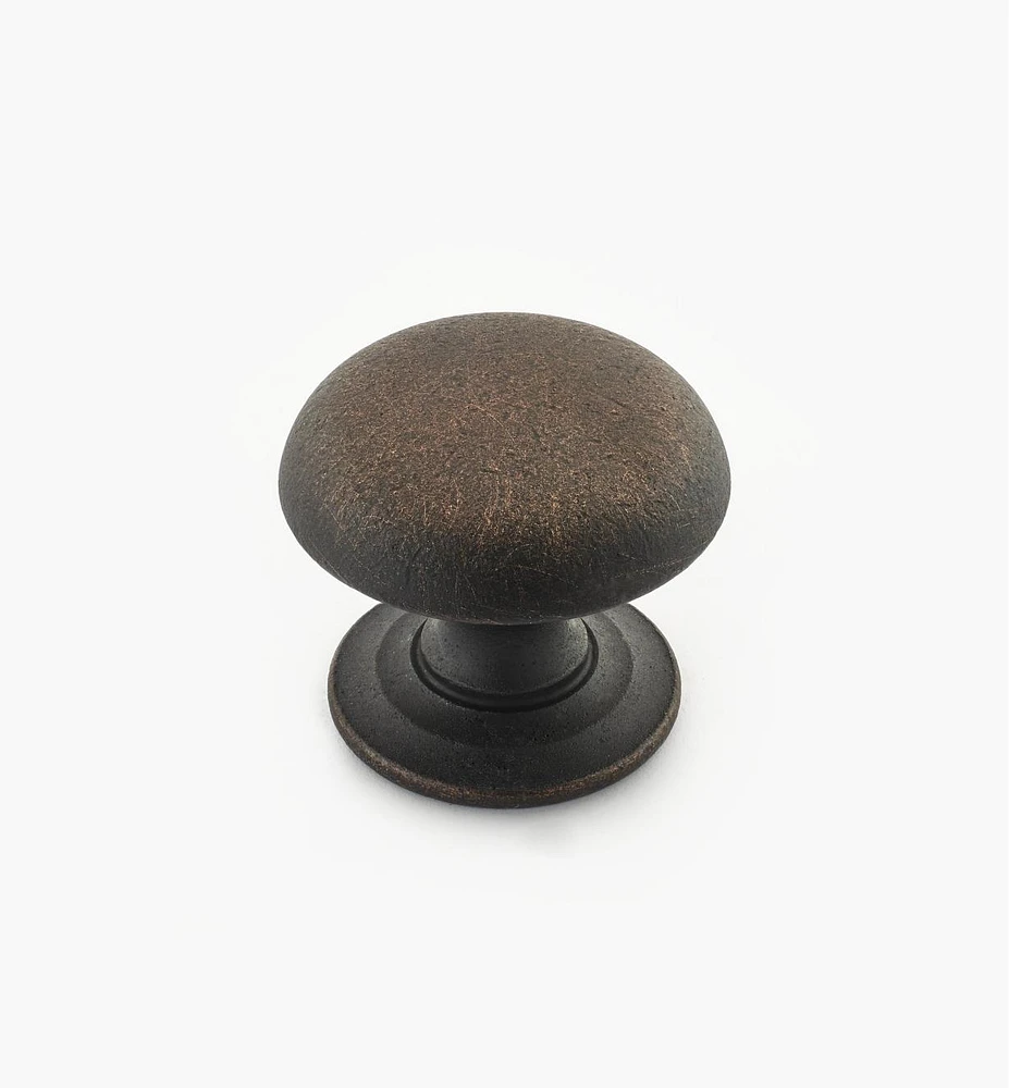 Turned Brass Domed Knobs