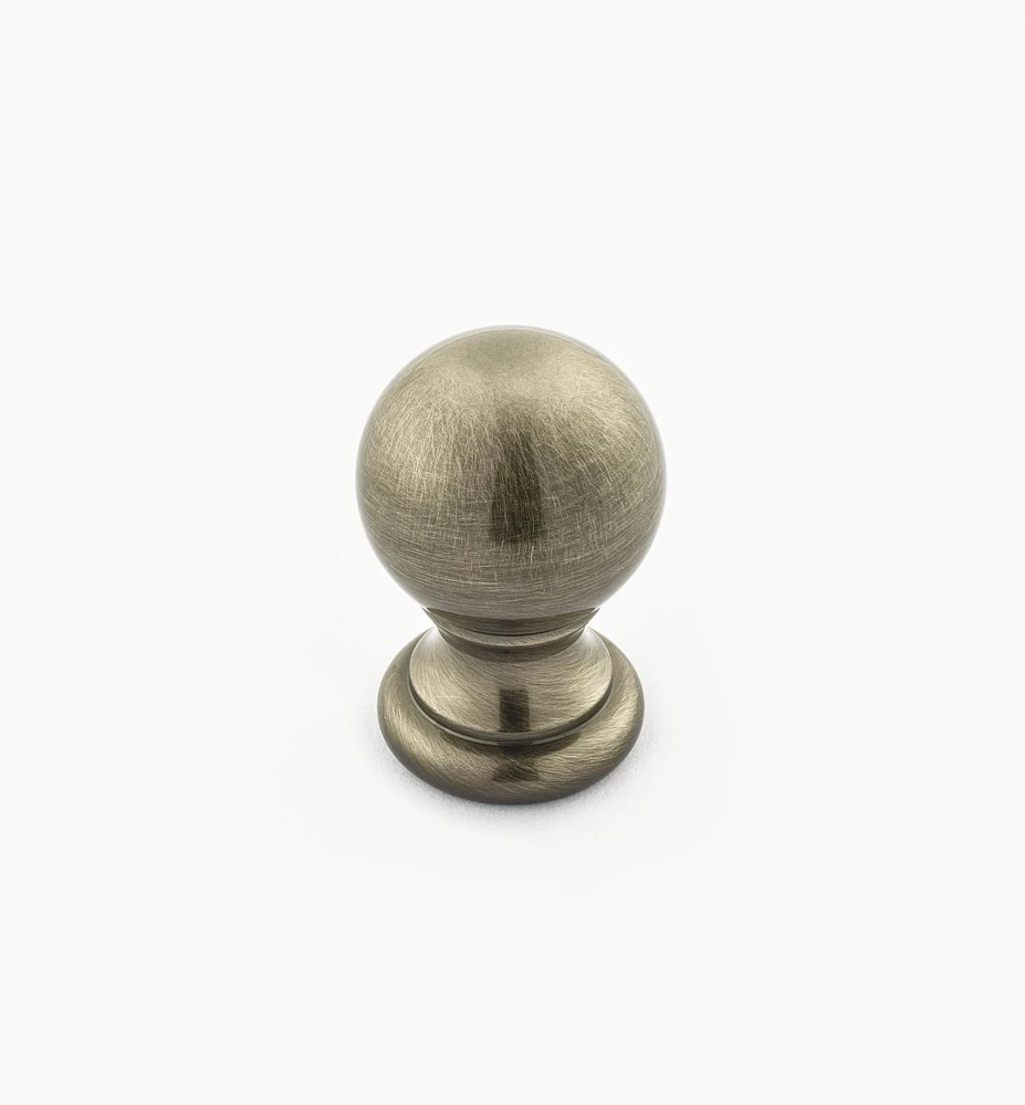 Turned Brass Ball Knobs