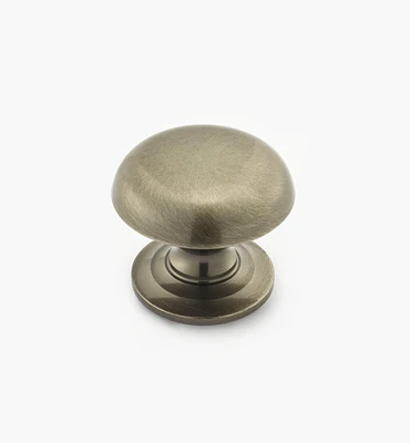 Turned Brass Domed Knobs