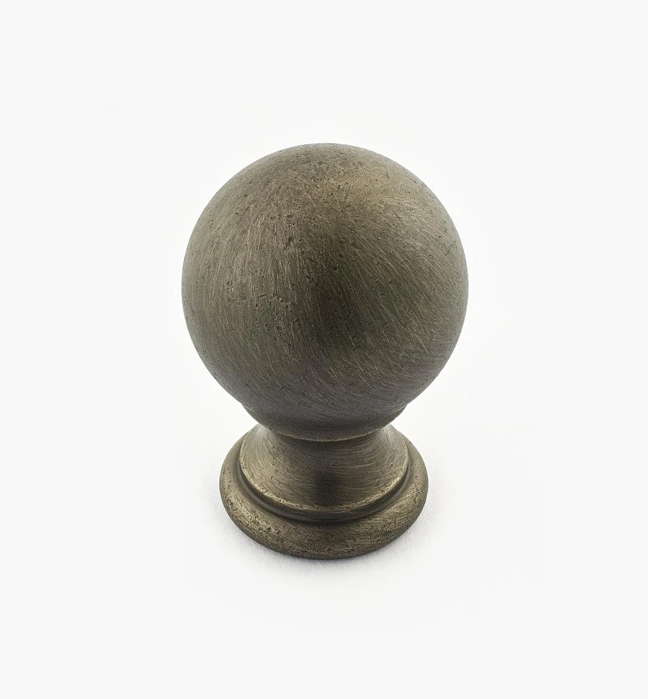 Turned Brass Ball Knobs