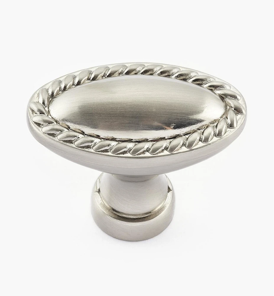 Rope-Edge Oval Knob