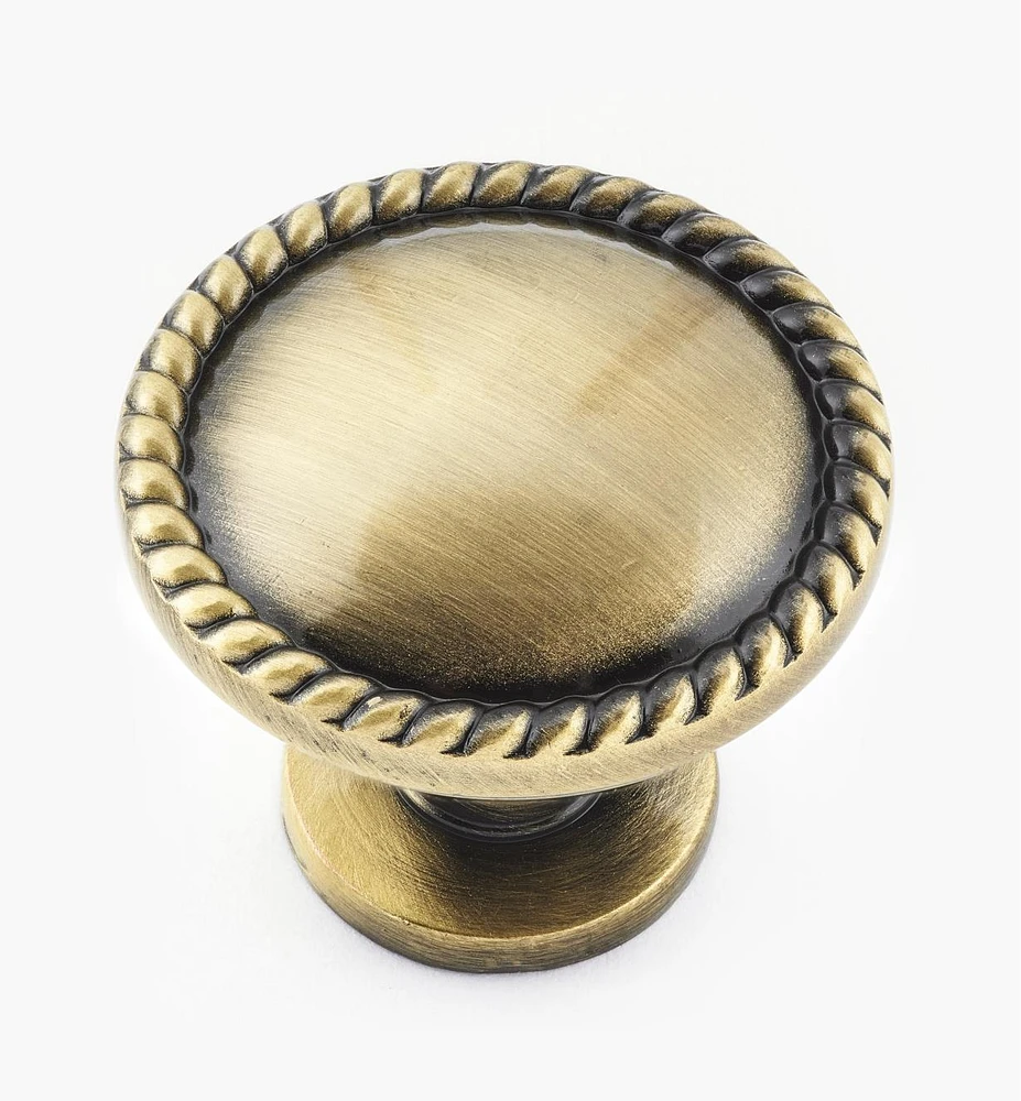 Rope-Edge Round Knob