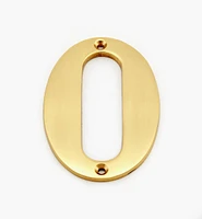 Standard Cast Brass House Numbers