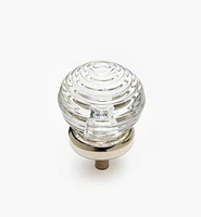 Glass Ringed Ball Knob