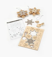 Wooden Snowflake Ornaments Kit