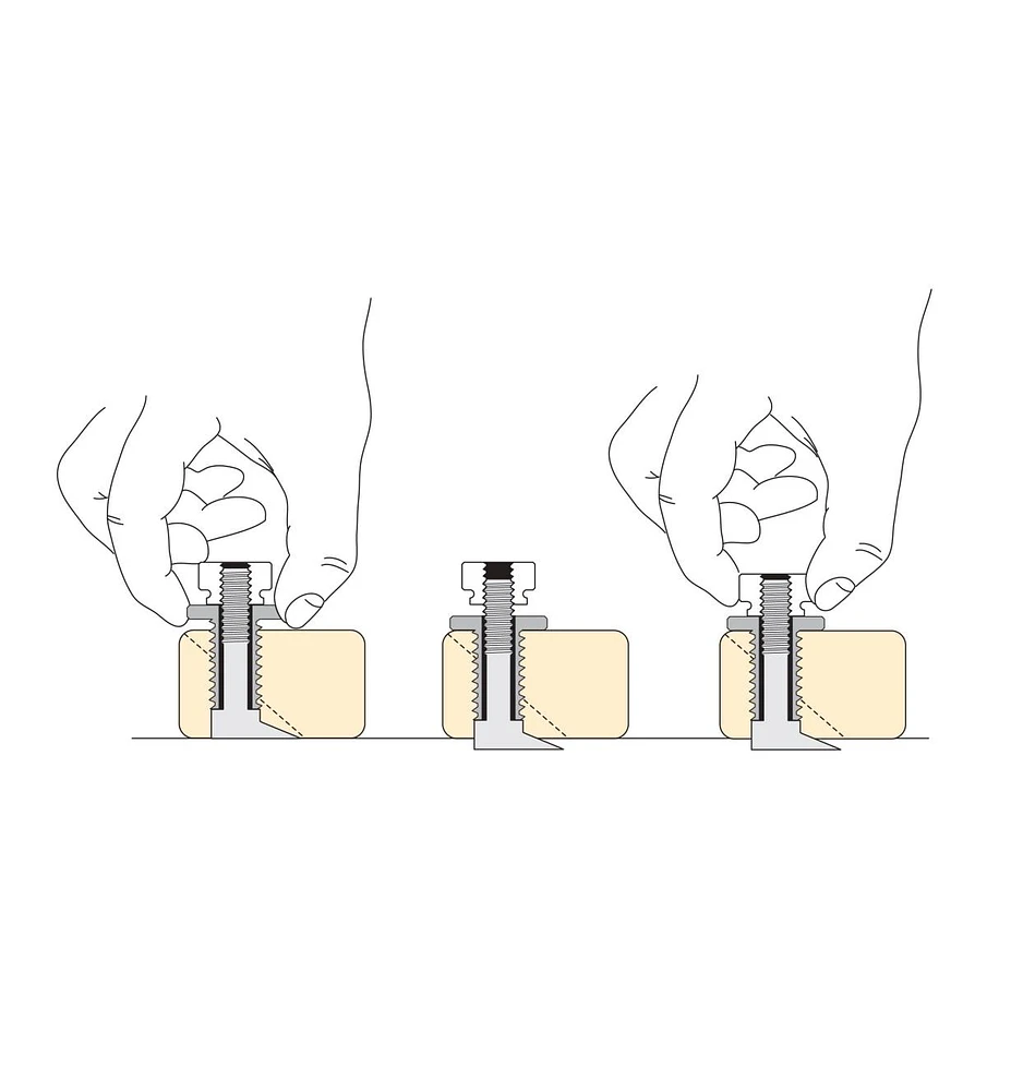 Composants Veritas pour vastringues en bois