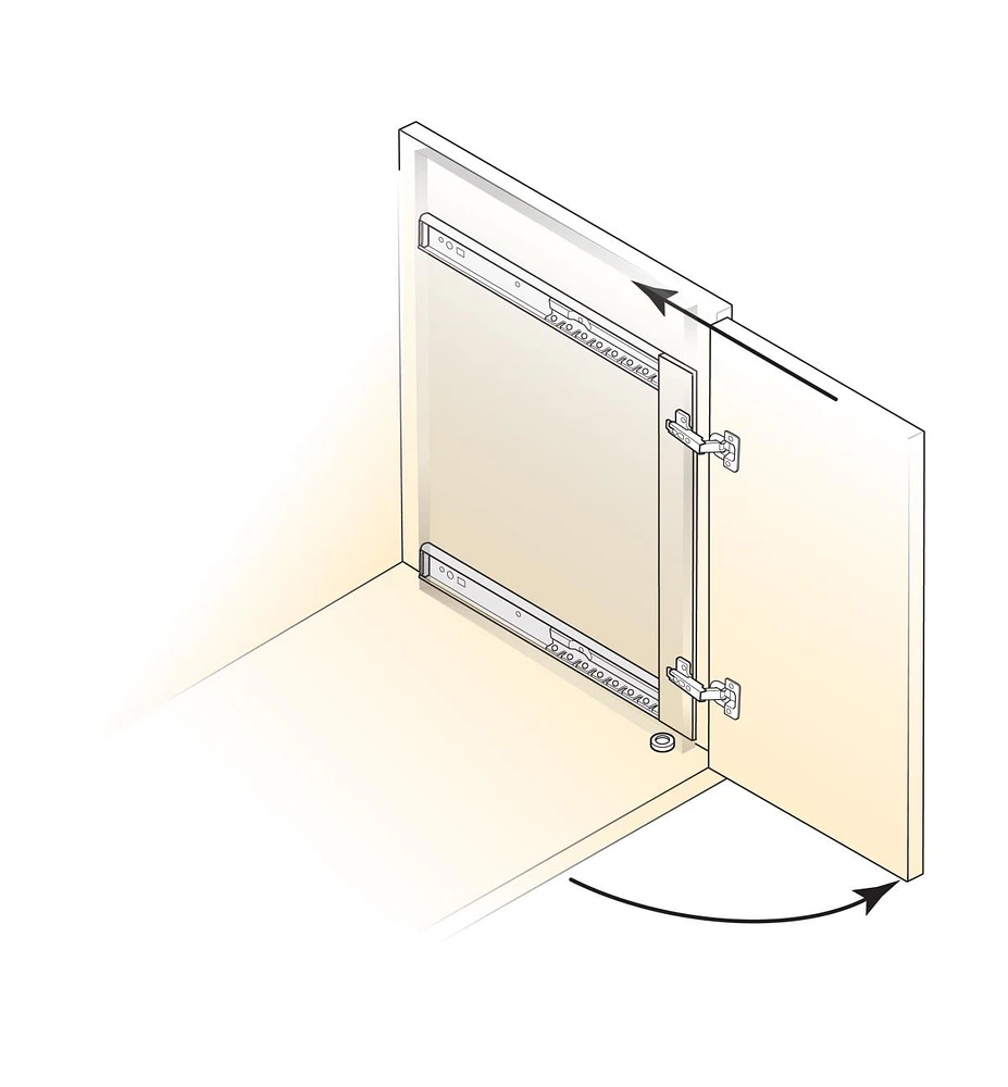 Concealed Door Slides