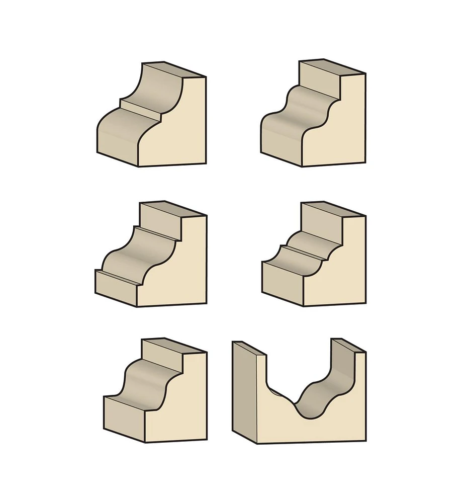 Detail Router Bit Set