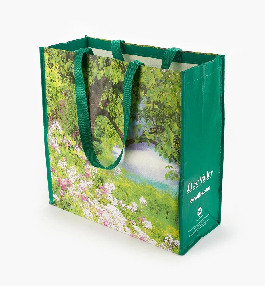 Lee Valley Garden-Print Shopping Bags