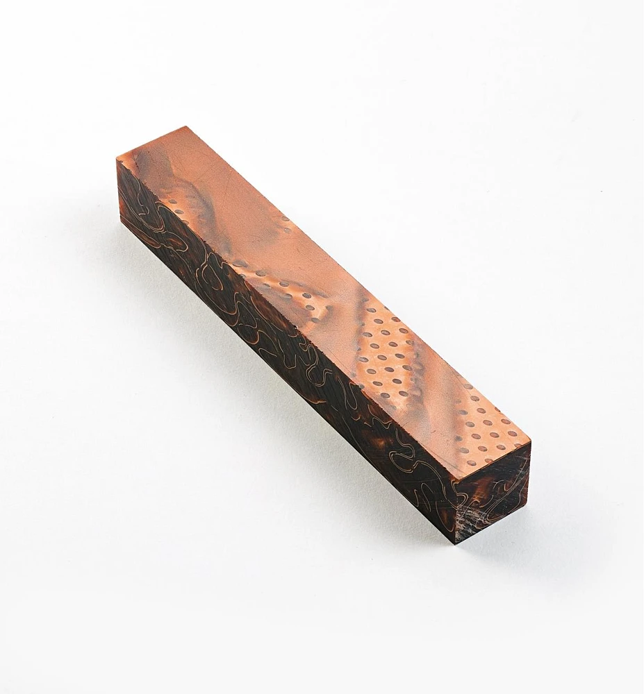 Burnt Copper Acrylic Acetate Pen Blank