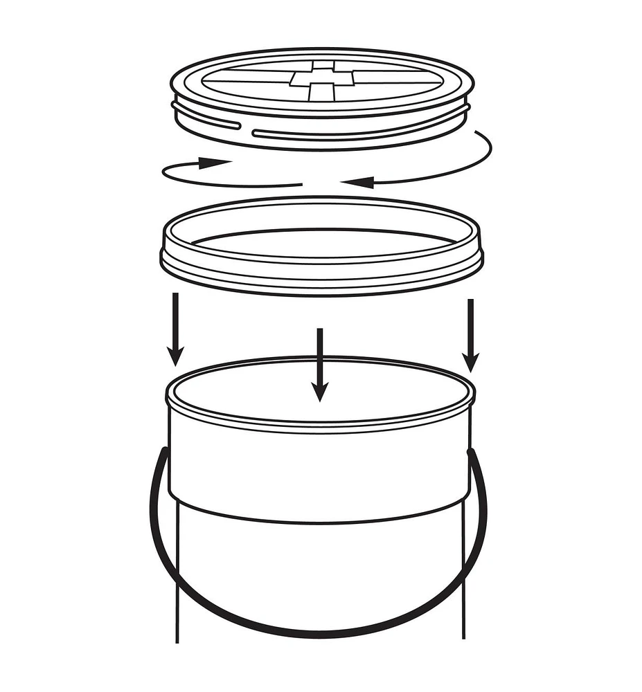 Couvercle hermétique Gamma Seal