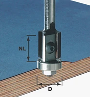 Mèche à affleurer avec plaquettes réversibles Festool