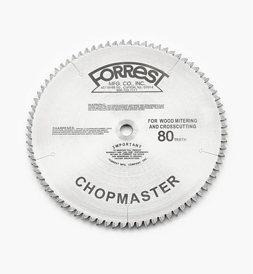 Forrest Chopmaster Saw Blades