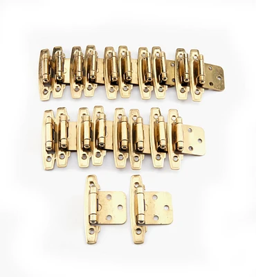 Belwith Brass Flush-Mount Self-Closing Hinges