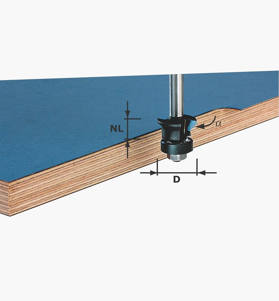 Festool Edge-Trimming Chamfer Cutter