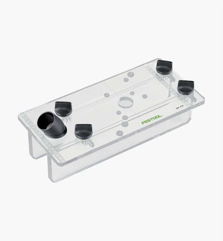 Gabarit de guidage pour  toupies OF 1010, OF 1400 et OF 2200 Festool