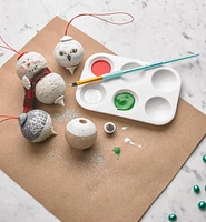 Boules de Noël en bois à assembler