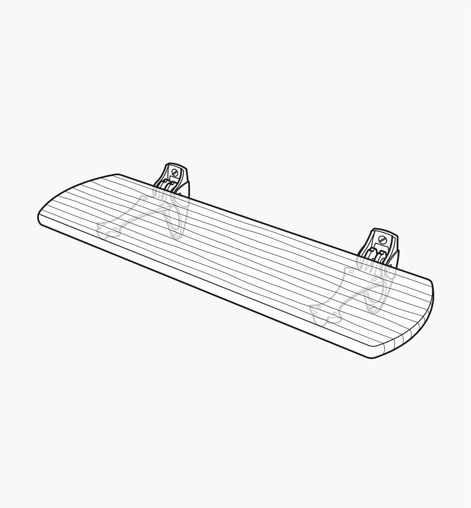 Lee Valley Hall Seat Bracket