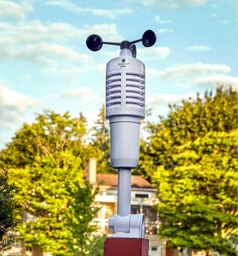 Station de suivi météo sans fil avec anémomètre