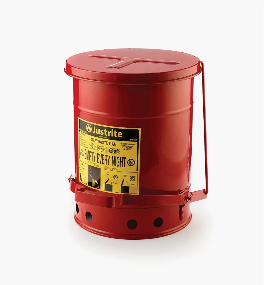 Metal Can for Flammable Waste