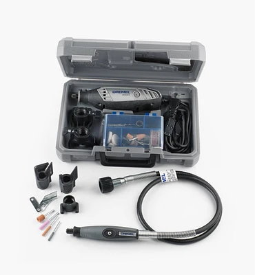 Dremel 3000-2/28  Rotary Tool Kit   Bonus 36" Flex Shaft & Sharpening Attachment Kit