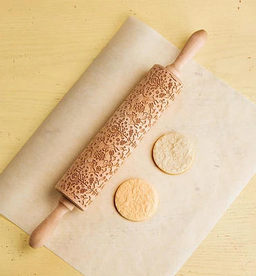 Folklore Embossing Rolling Pin