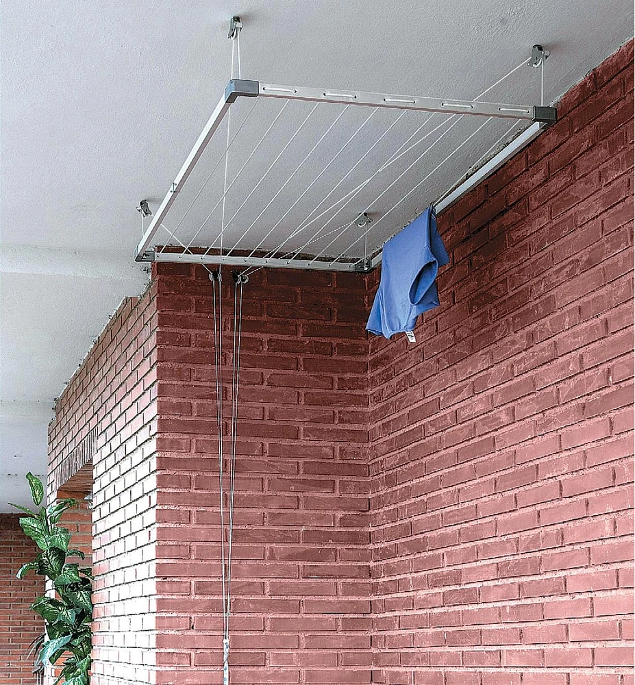 Ceiling-Mounted Drying Rack