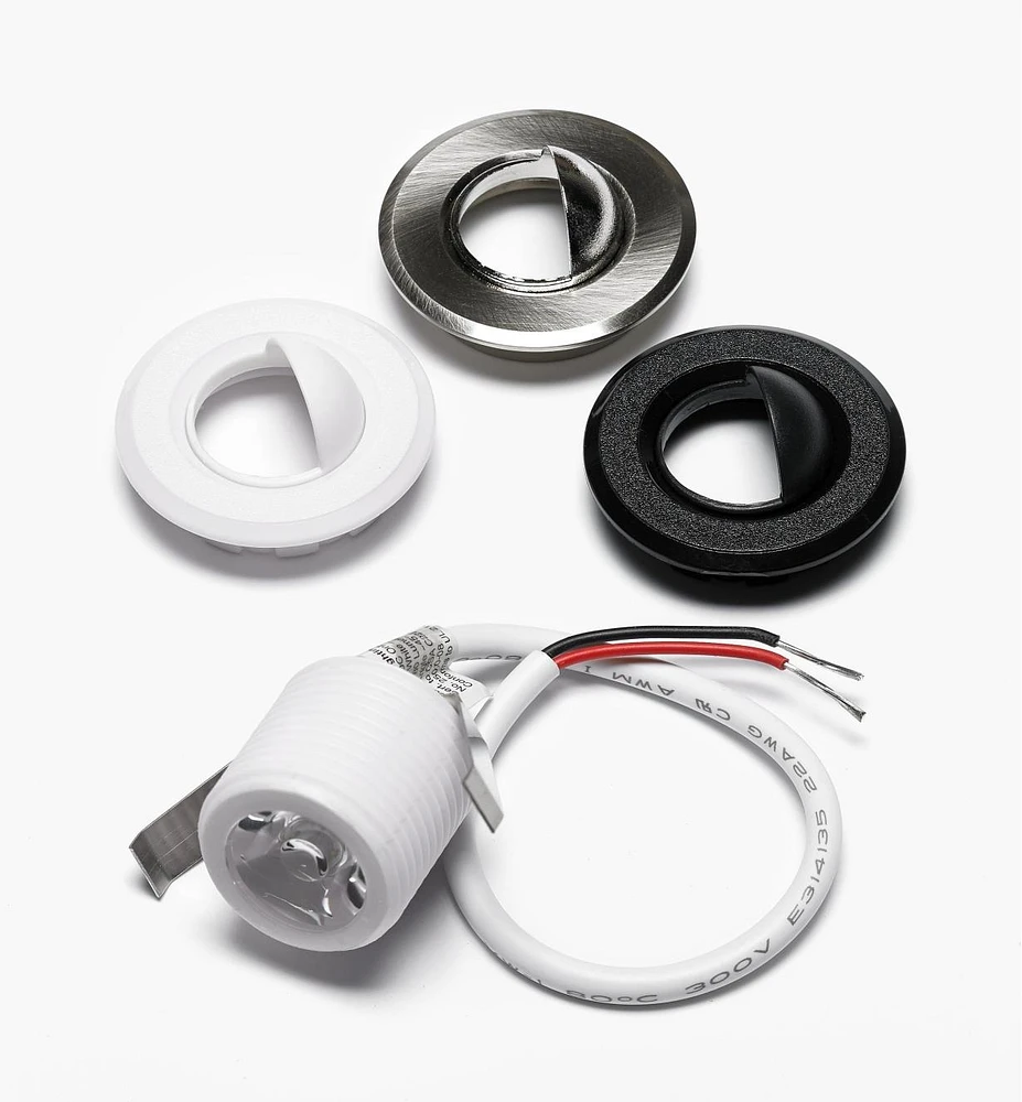 Indoor/Outdoor Warm or Natural White Mini Recessed LED Light Kits