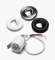 Indoor/Outdoor Warm or Natural White Mini Recessed LED Light Kits