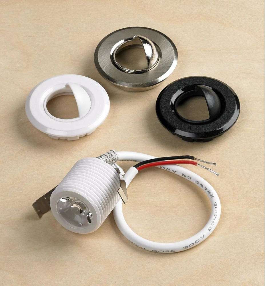 Indoor/Outdoor Warm or Natural White Mini Recessed LED Light Kits