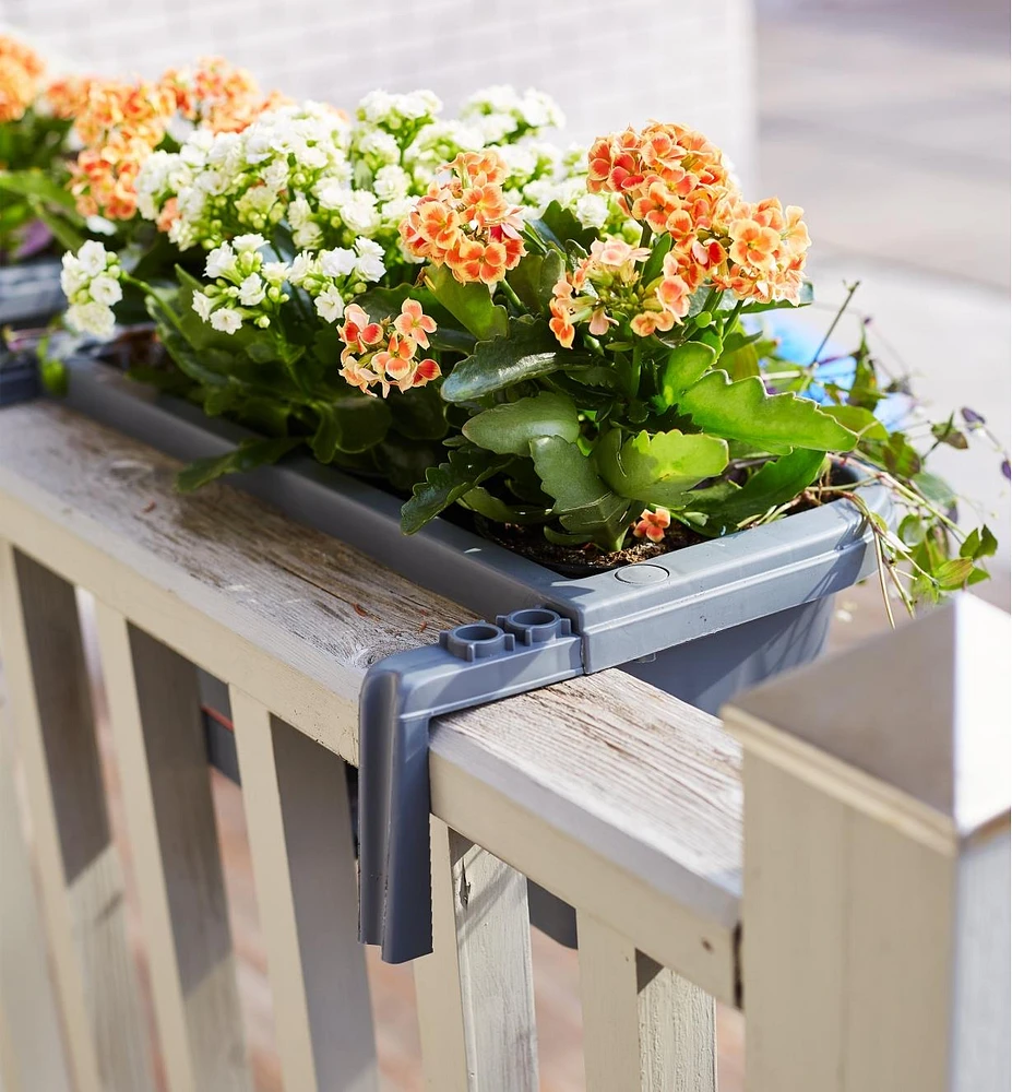 Jardinières pour balustrade et clôture