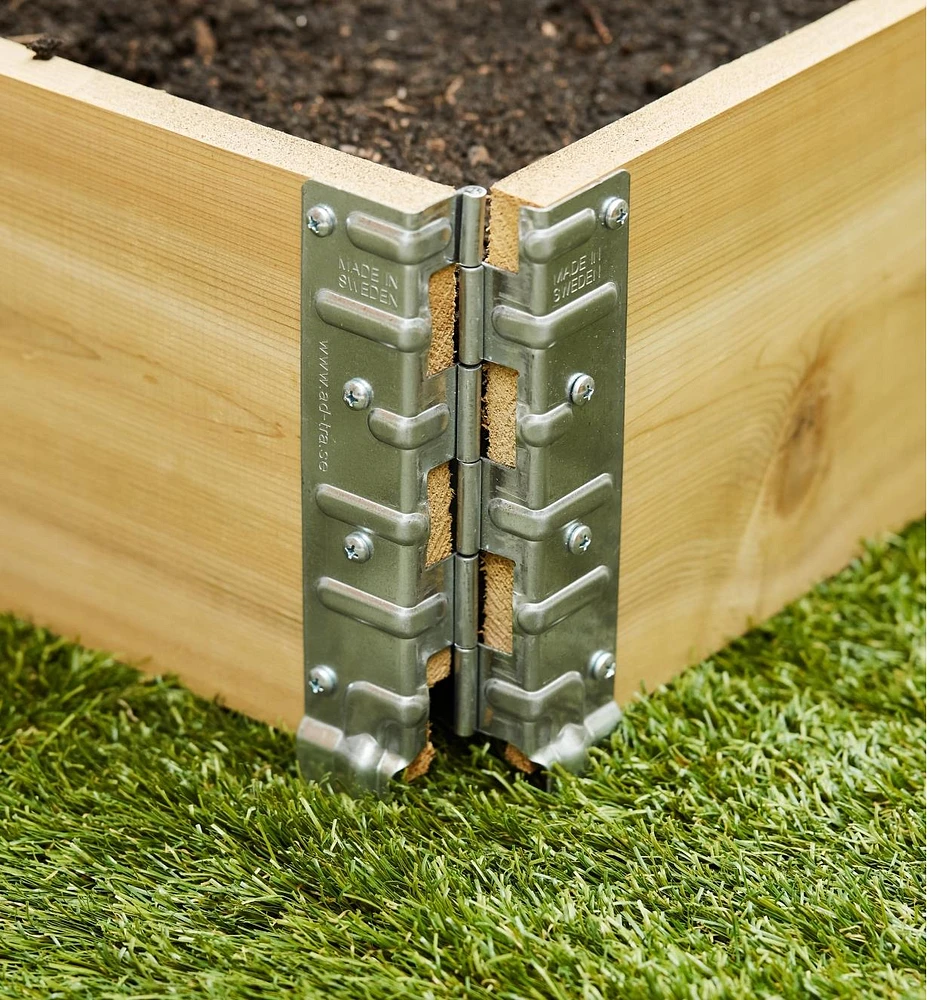 Stacking Corners for Raised-Bed or Wagon Construction