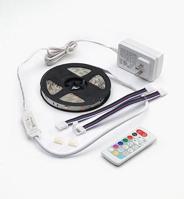 Color-Controlled Indoor LED Tape Light Kit with Smart Wi-Fi