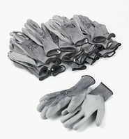 12 Pairs of Lightweight Work Gloves