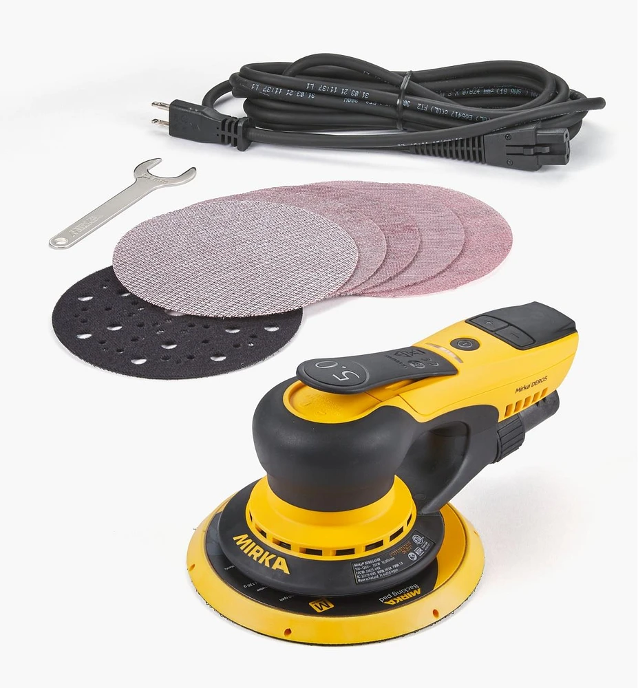 Mirka DEROS 6" Random-Orbit Electric Sander, 5mm Orbit